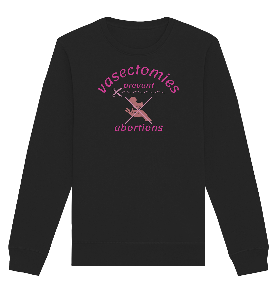 Vasectomies Prevent Abortions - Organic Basic Unisex Sweatshirt
