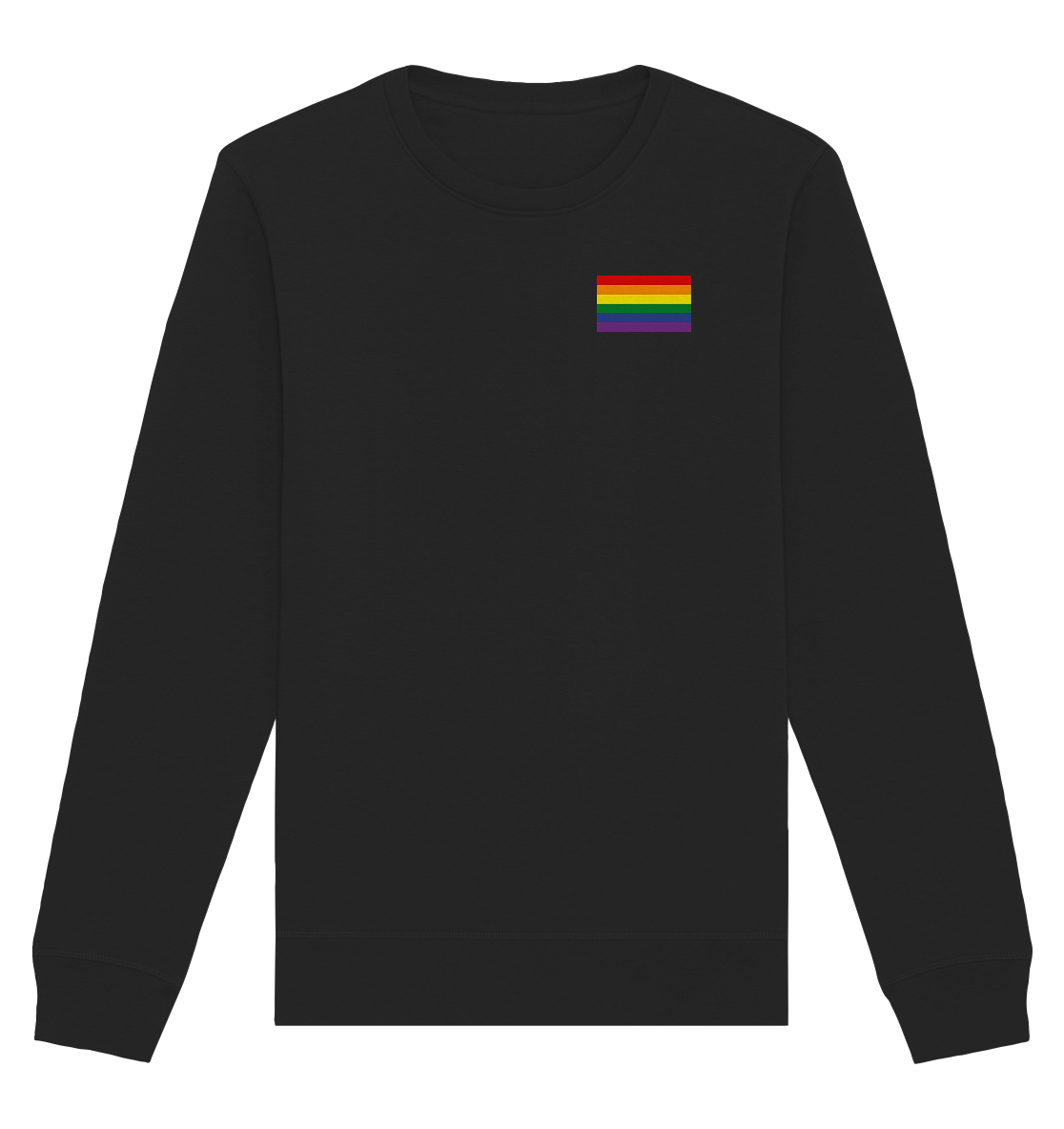 Regenbogen Pride Flag - Organic Basic Unisex Sweatshirt