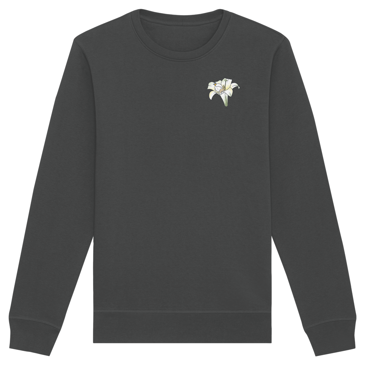 Seelenmännchen "Kuschelblume Edition" - Organic Basic Unisex Sweatshirt