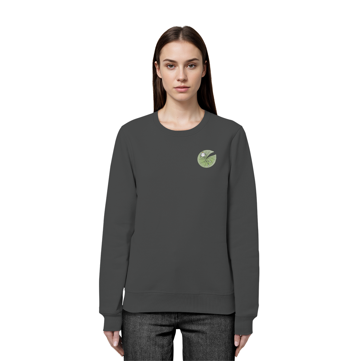 Seelenmännchen "Seerosenchillung Edition" - Organic Basic Unisex Sweatshirt