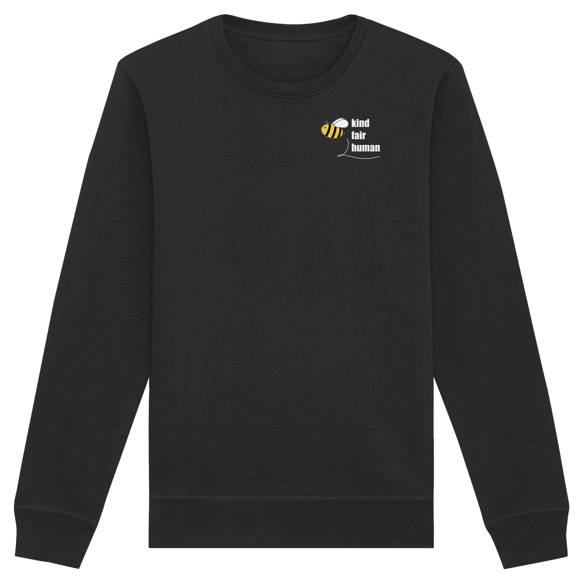 Be Kind Fair Human "Biene Edition" - Organic Basic Unisex Sweatshirt