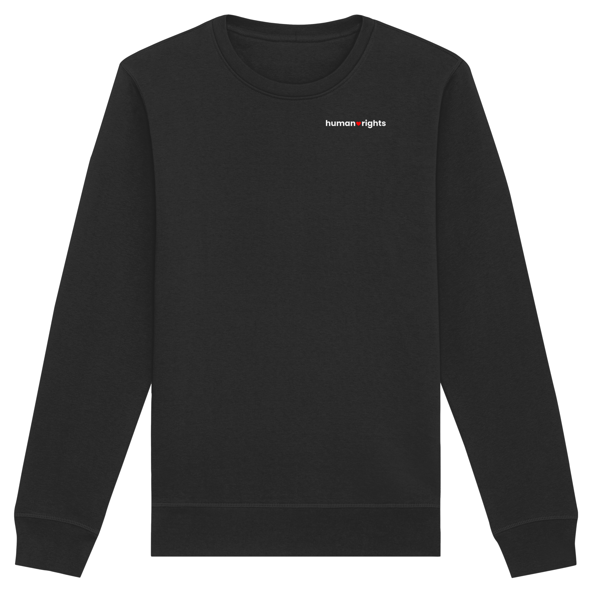human rights "Red Heart Edition" - Organic Basic Unisex Sweatshirt