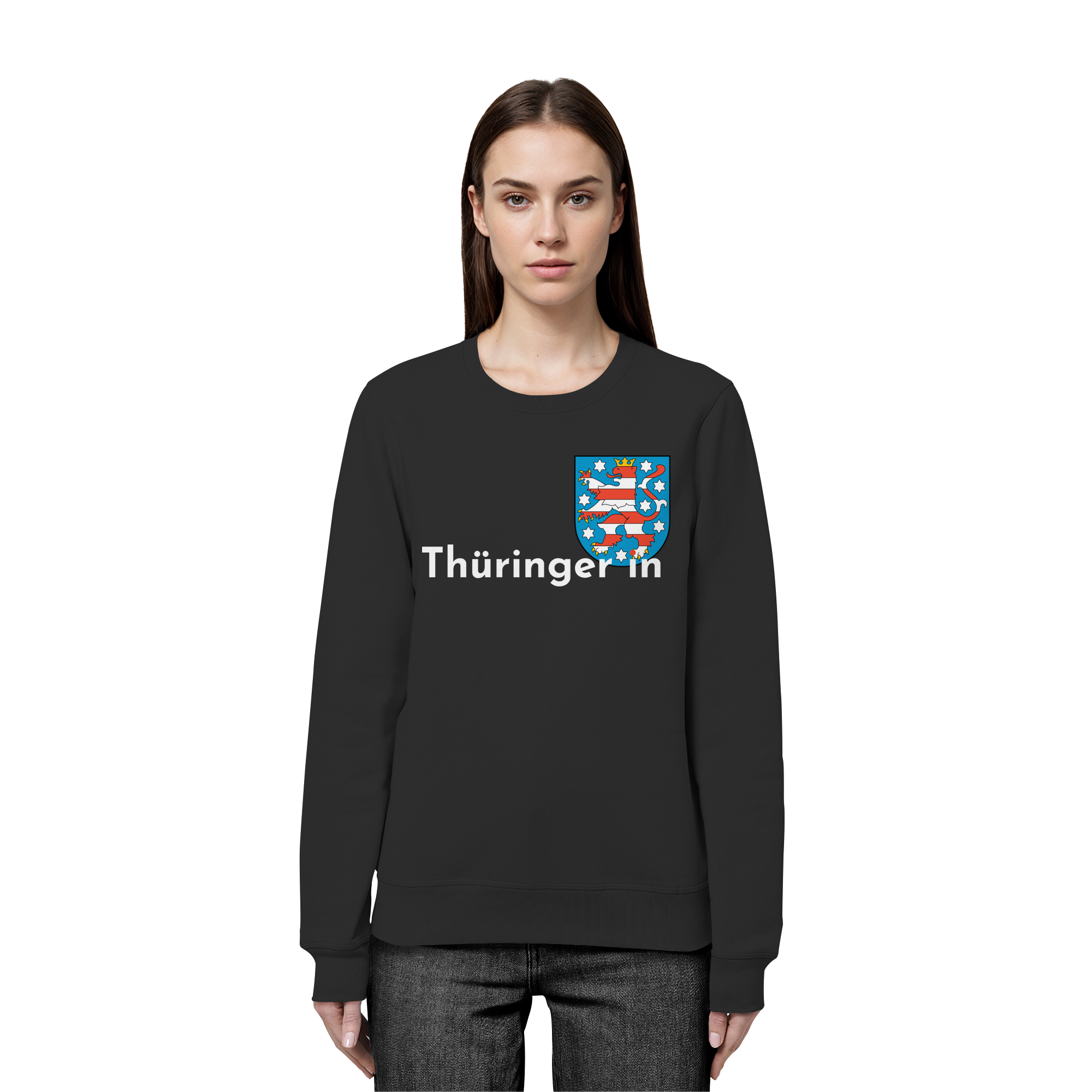 Thüringer*in "Wappen Edition" - Organic Basic Unisex Sweatshirt