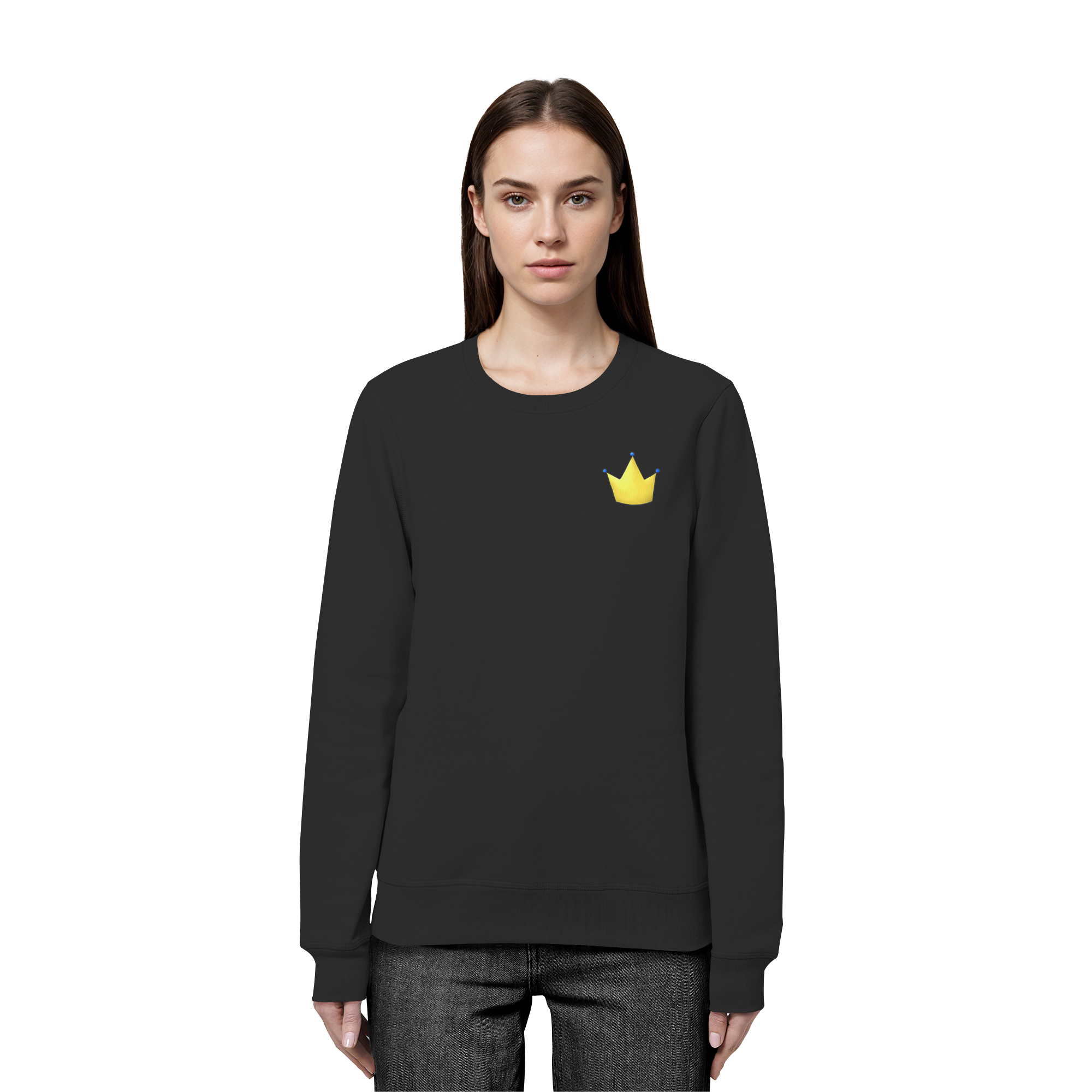 Survivor Queens Logo "Krone Edition" - Organic Basic Unisex Sweatshirt