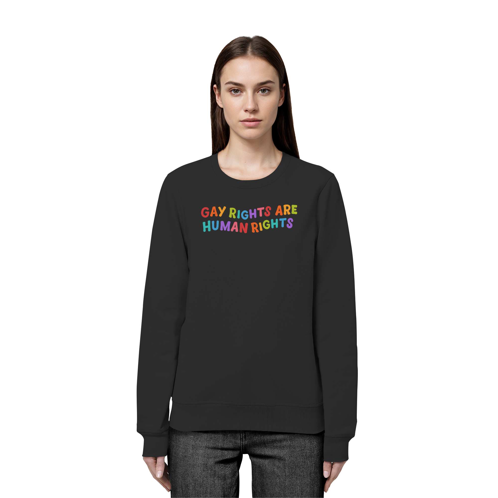 Gay Rights Are Human Rights - Organic Basic Unisex Sweatshirt