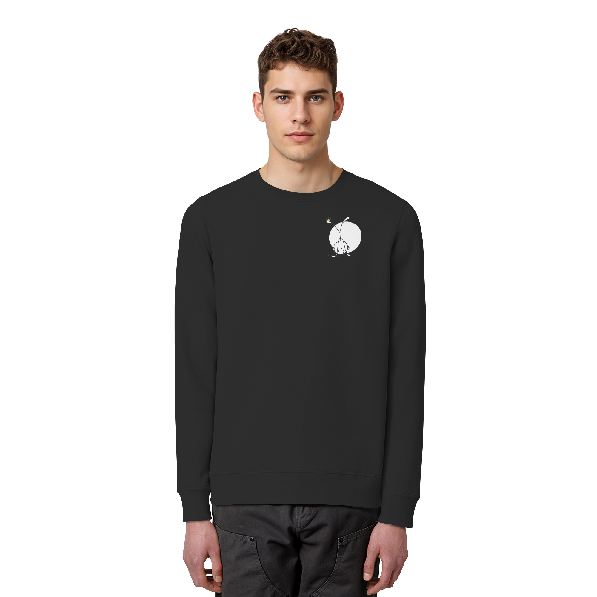 Mein Körper gehört mir "Bunte Edition" Backprint - Organic Basic Unisex Sweatshirt