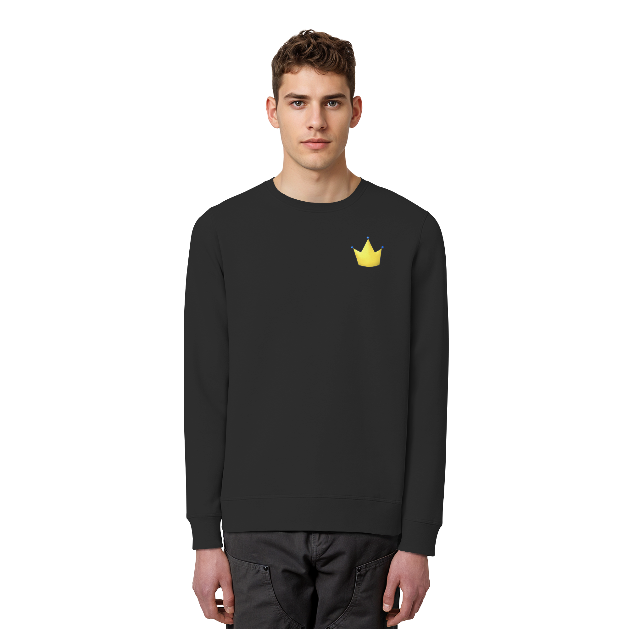 Survivor Queens Logo "Krone Edition" - Organic Basic Unisex Sweatshirt