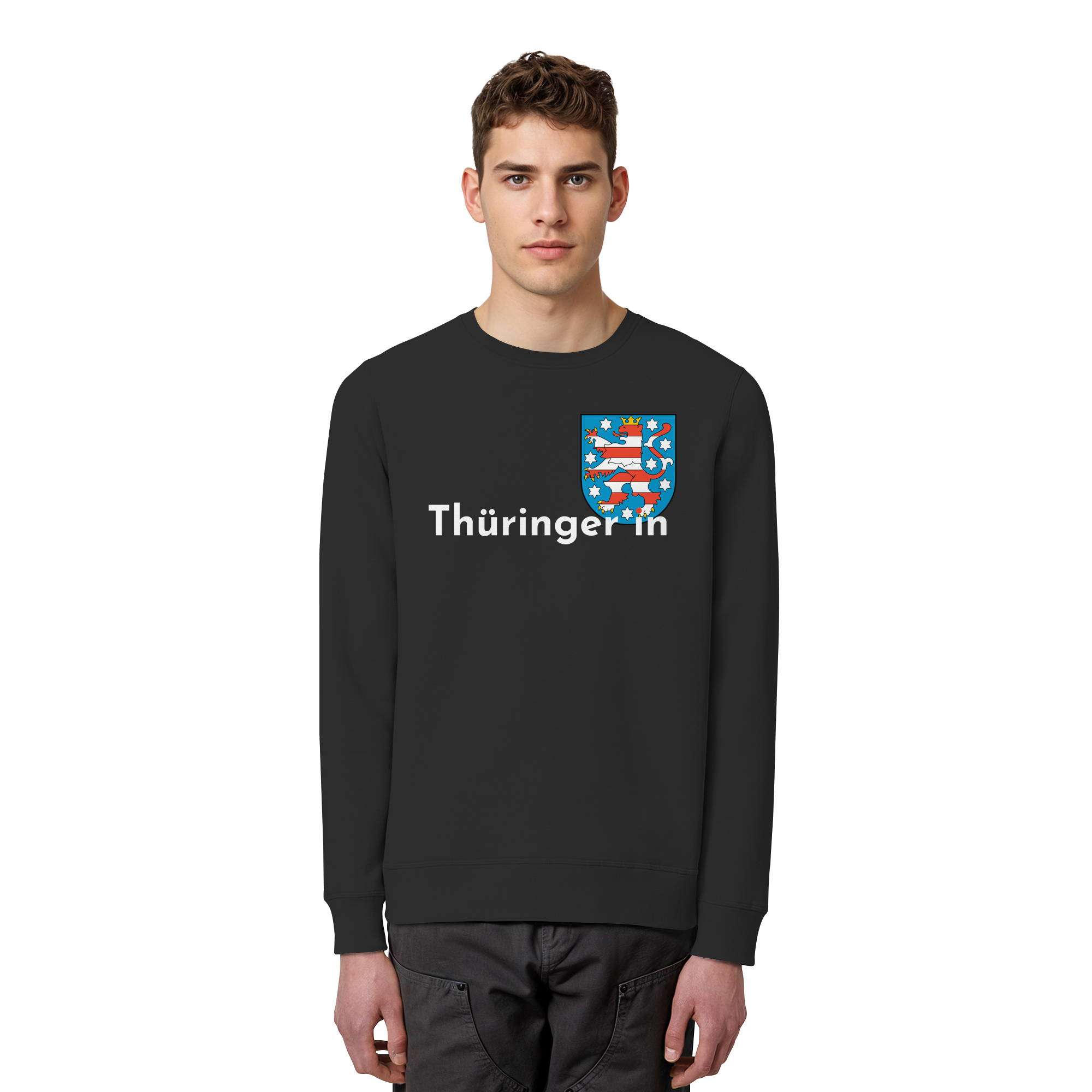 Thüringer*in "Wappen Edition" - Organic Basic Unisex Sweatshirt