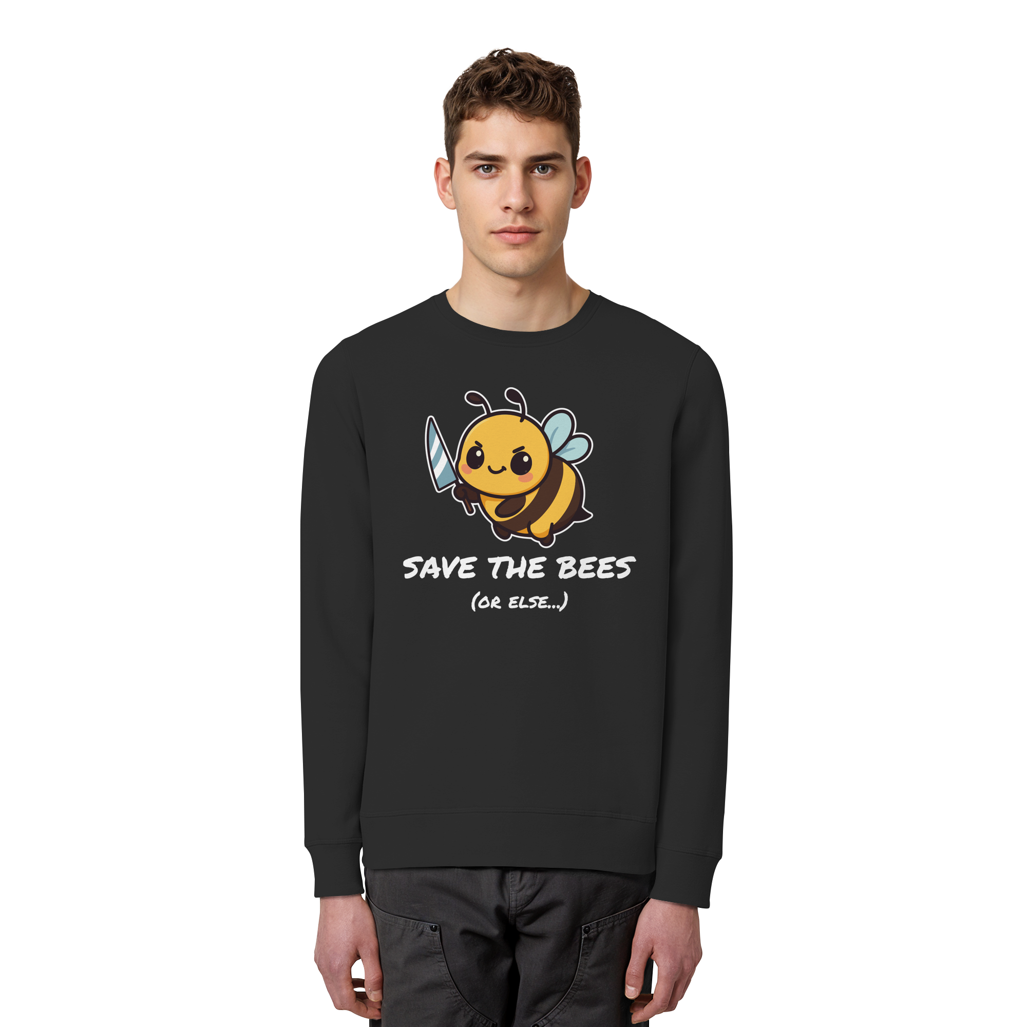 Save The Bees (or else...) - Organic Basic Unisex Sweatshirt