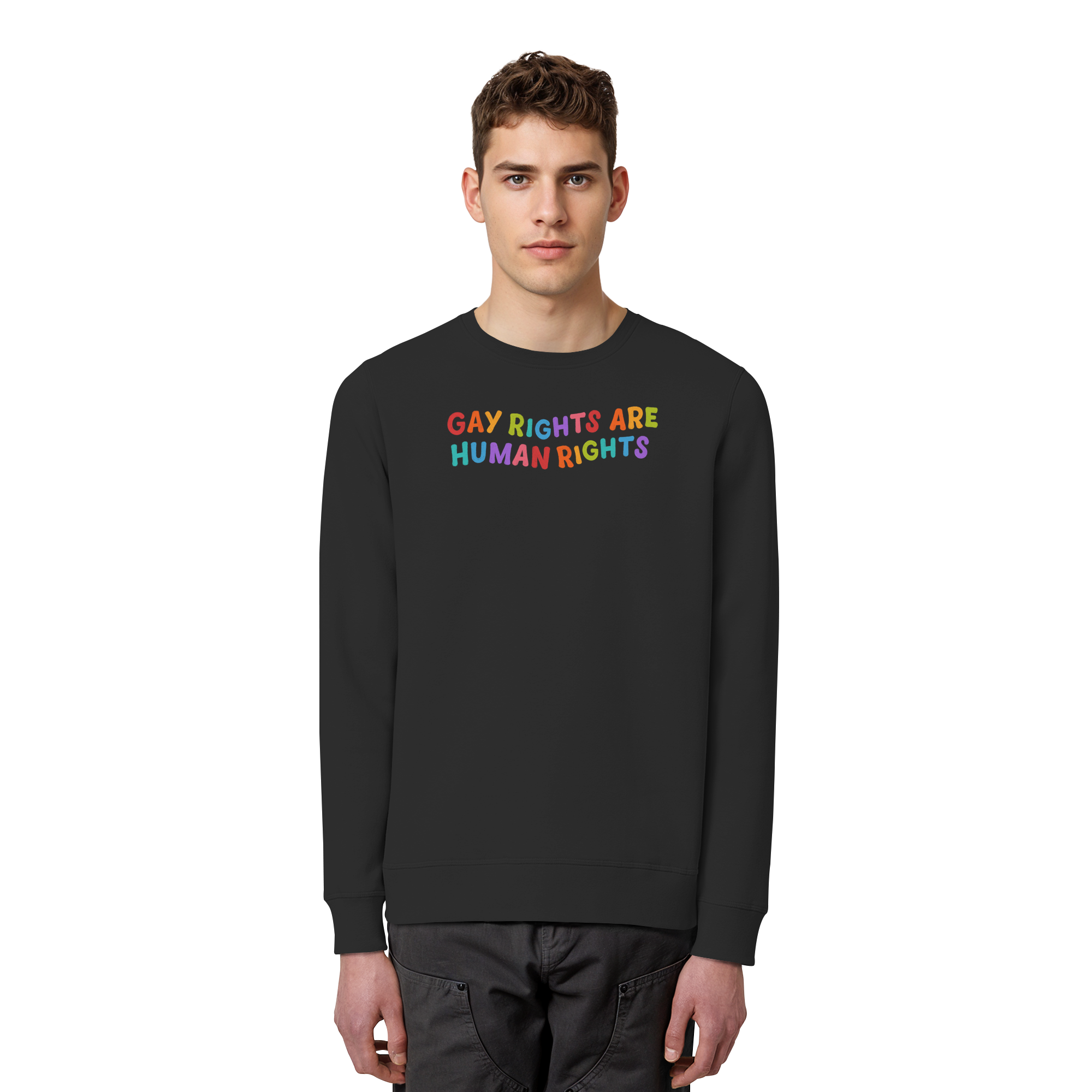 Gay Rights Are Human Rights - Organic Basic Unisex Sweatshirt