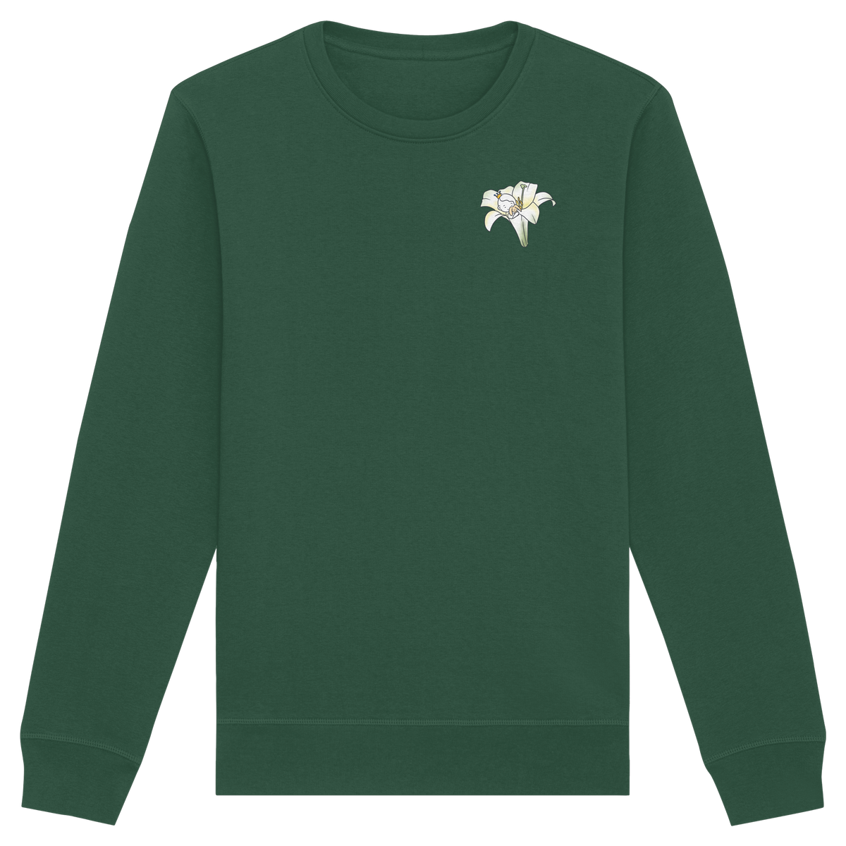 Seelenmännchen "Kuschelblume Edition" - Organic Basic Unisex Sweatshirt