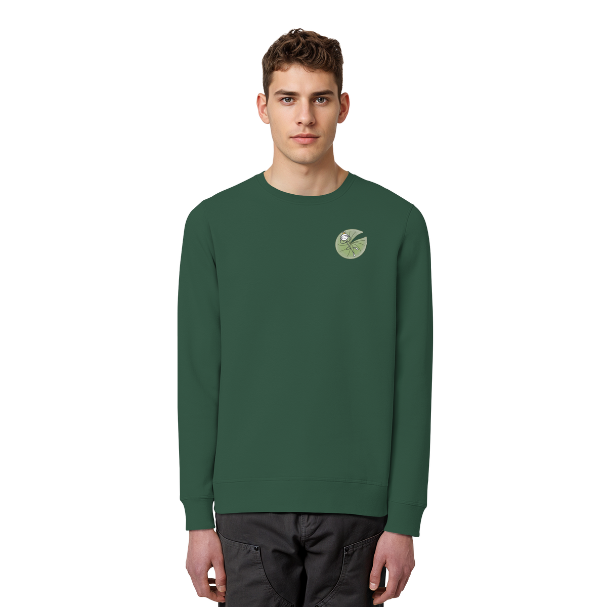 Seelenmännchen "Seerosenchillung Edition" - Organic Basic Unisex Sweatshirt