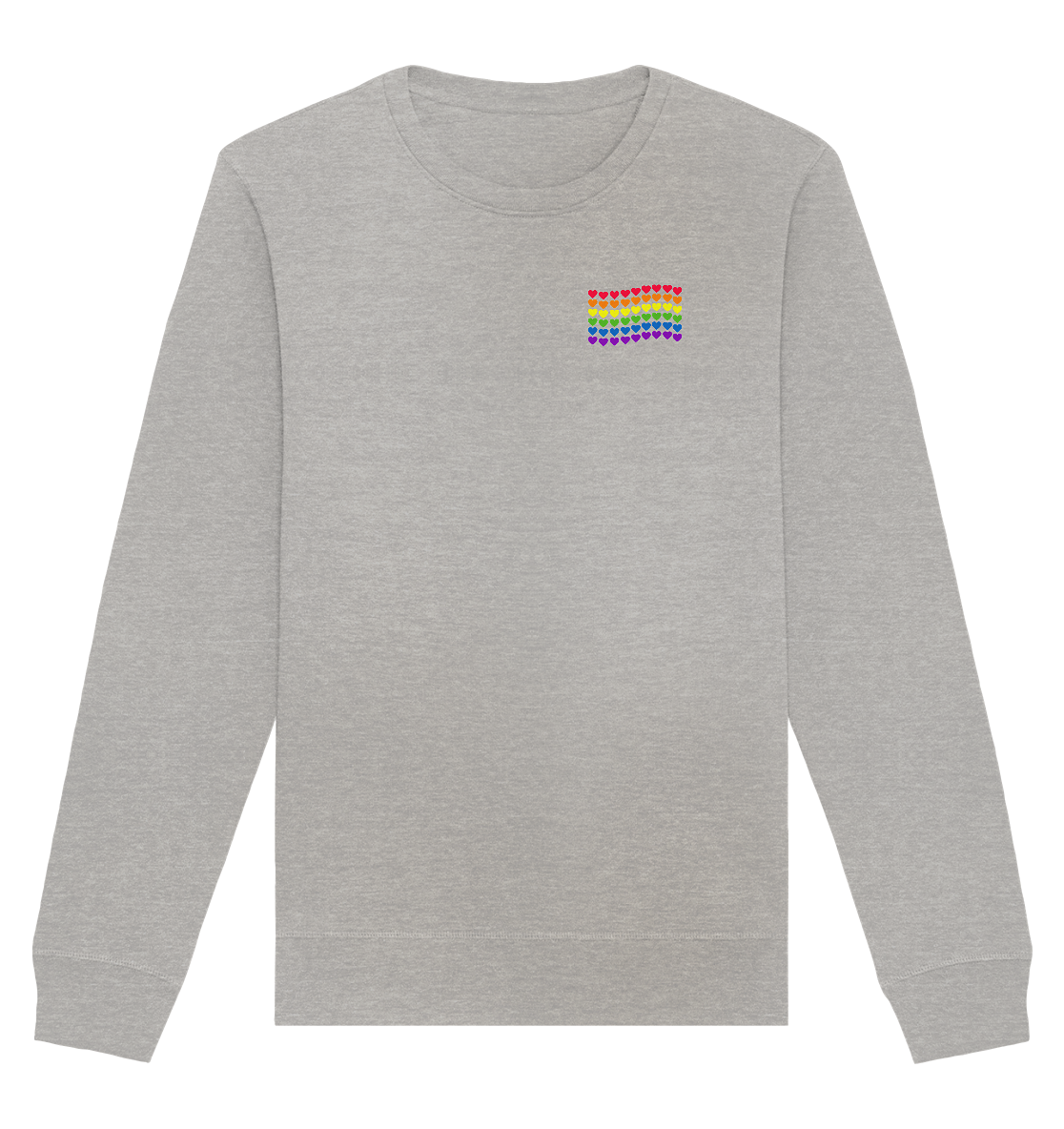 Herzenflagge - Organic Basic Unisex Sweatshirt