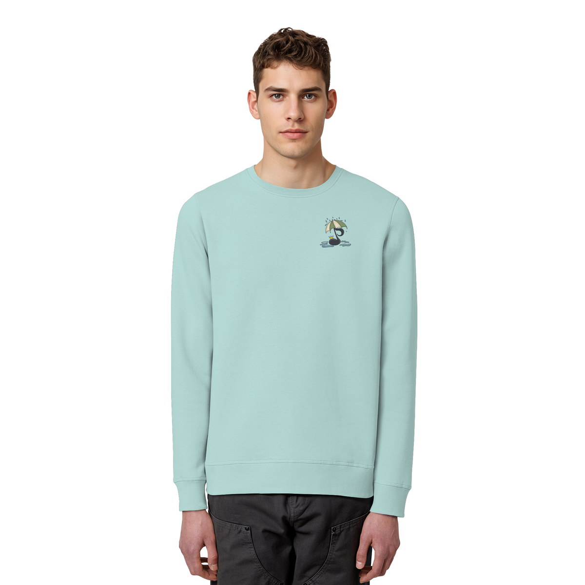 Melodien in Moll (hell) - Organic Basic Unisex Sweatshirt
