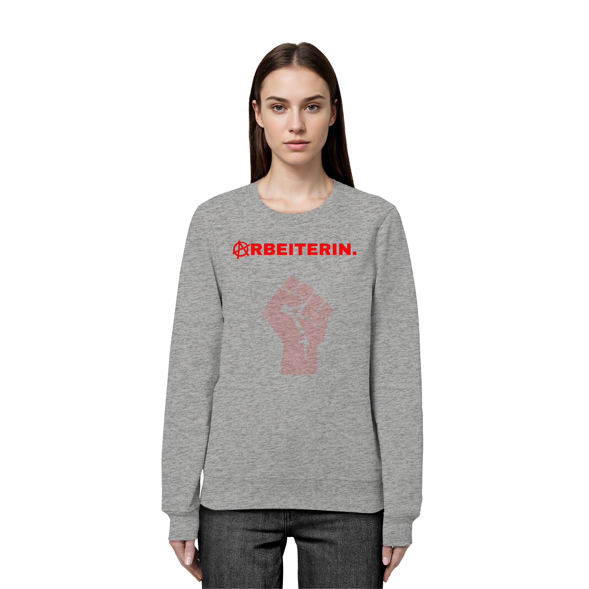 ARBEITERIN. "Solidarisch und Frei Edition" - Organic Basic Unisex Sweatshirt