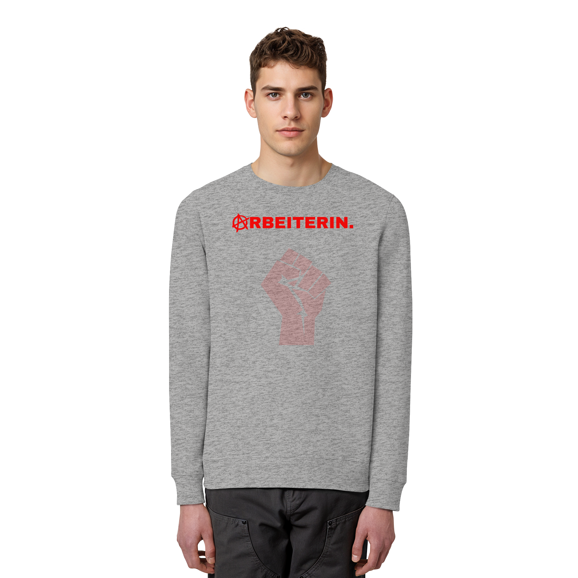 ARBEITERIN. "Solidarisch und Frei Edition" - Organic Basic Unisex Sweatshirt