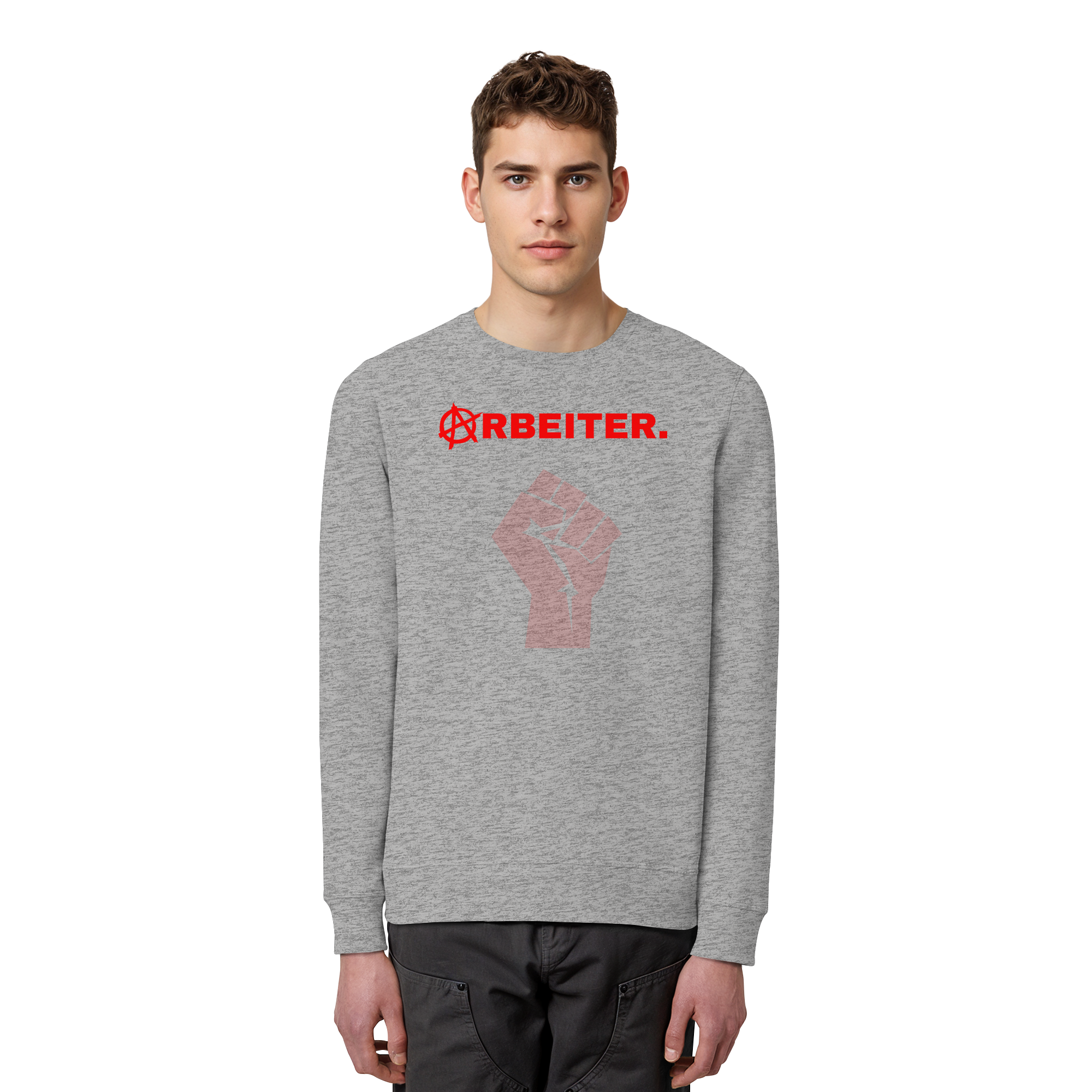 ARBEITER. "Solidarisch und Frei Edition" - Organic Basic Unisex Sweatshirt
