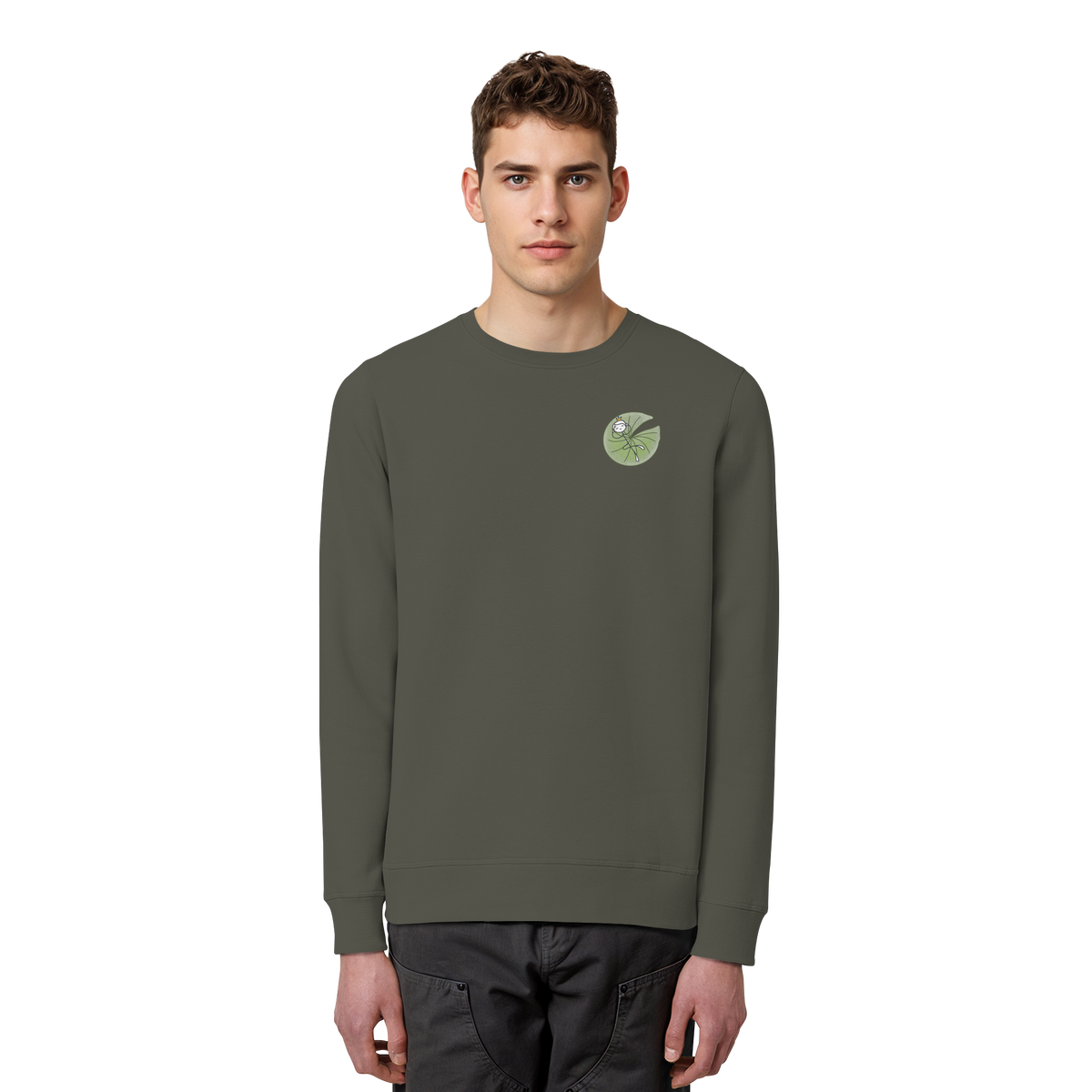 Seelenmännchen "Seerosenchillung Edition" - Organic Basic Unisex Sweatshirt