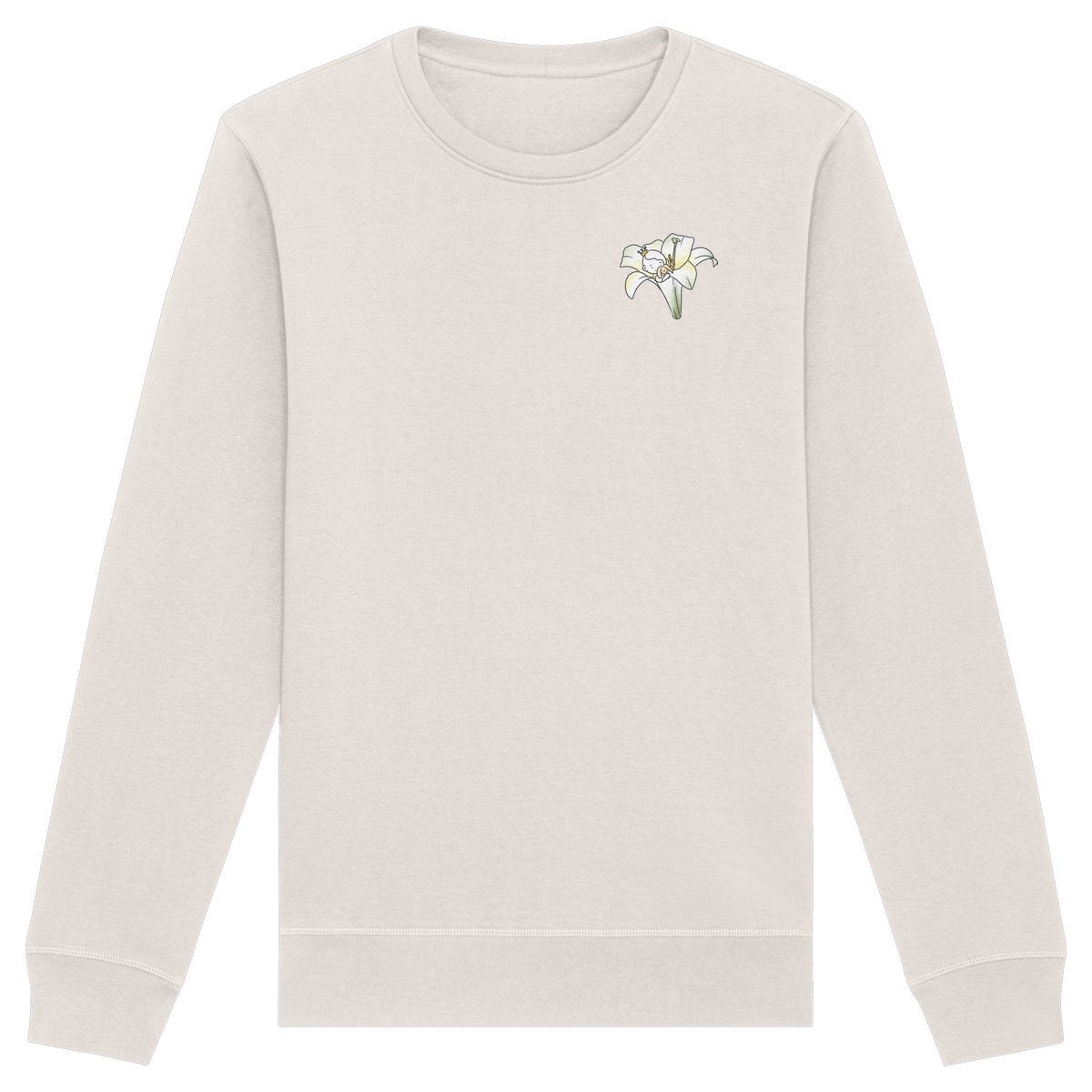 Seelenmännchen "Kuschelblume Edition" - Organic Basic Unisex Sweatshirt
