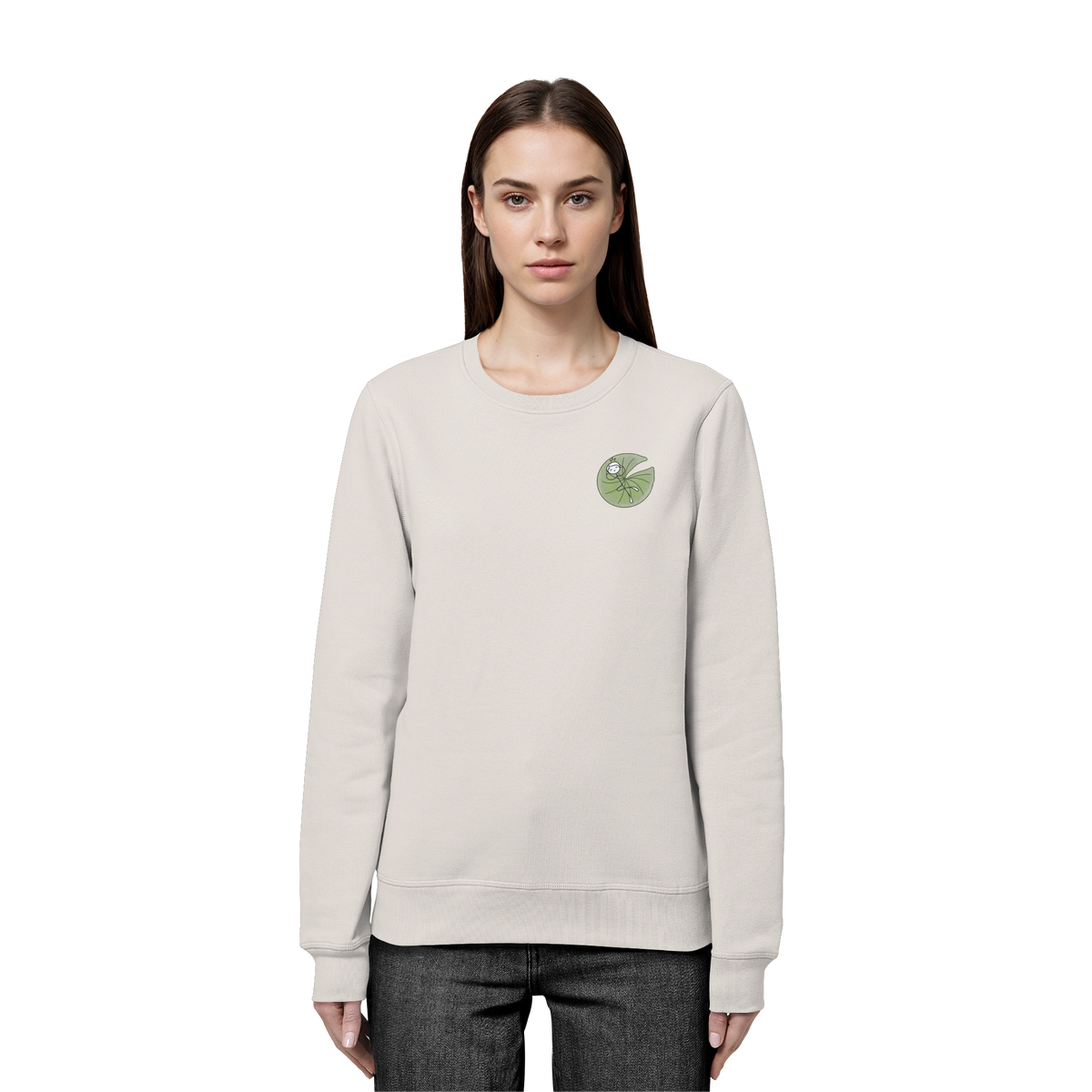 Seelenmännchen "Seerosenchillung Edition" - Organic Basic Unisex Sweatshirt