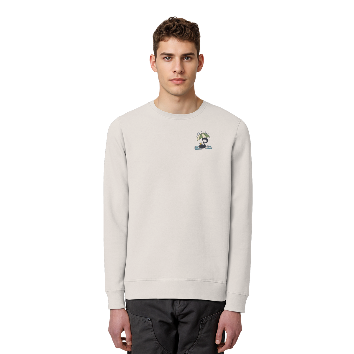 Melodien in Moll (hell) - Organic Basic Unisex Sweatshirt