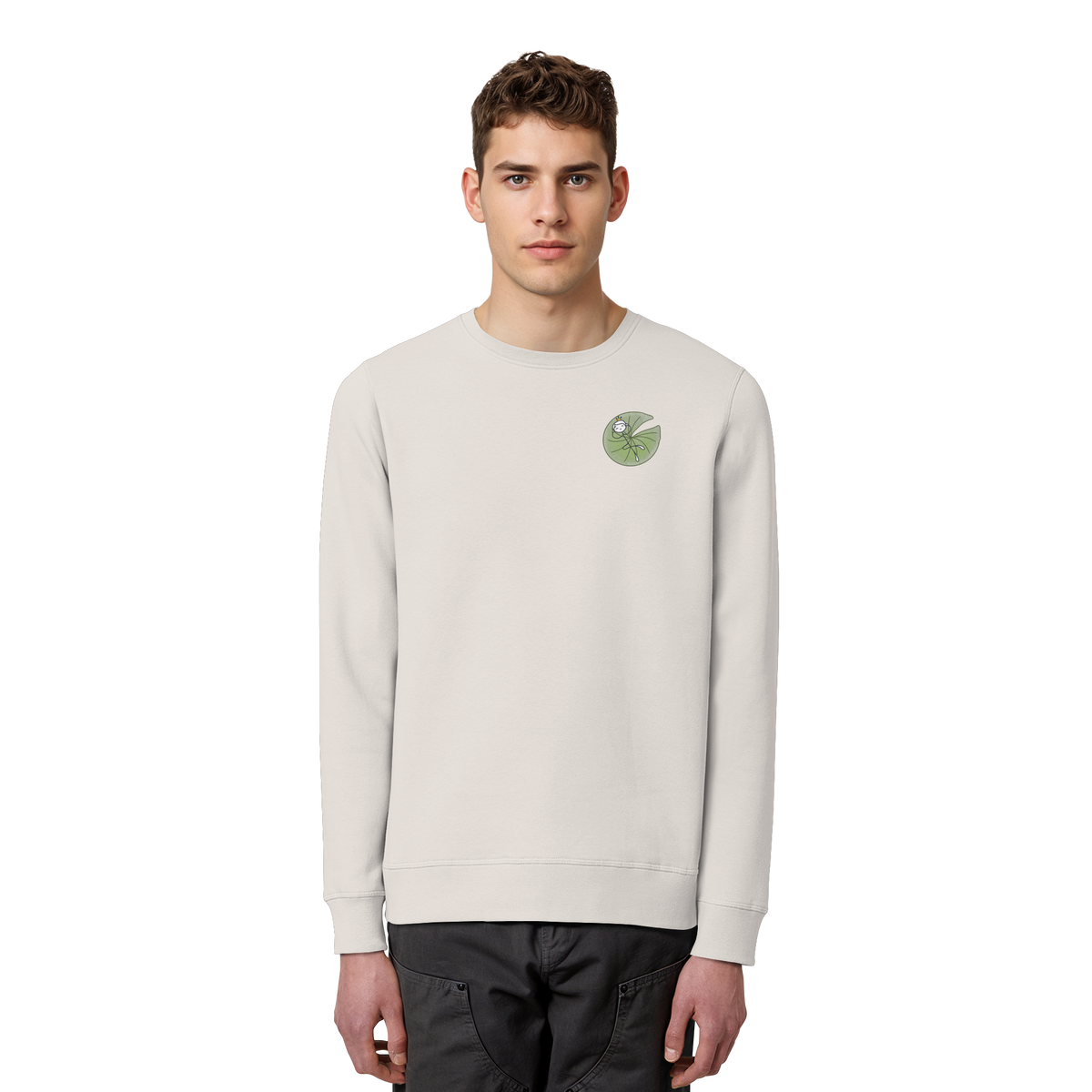 Seelenmännchen "Seerosenchillung Edition" - Organic Basic Unisex Sweatshirt