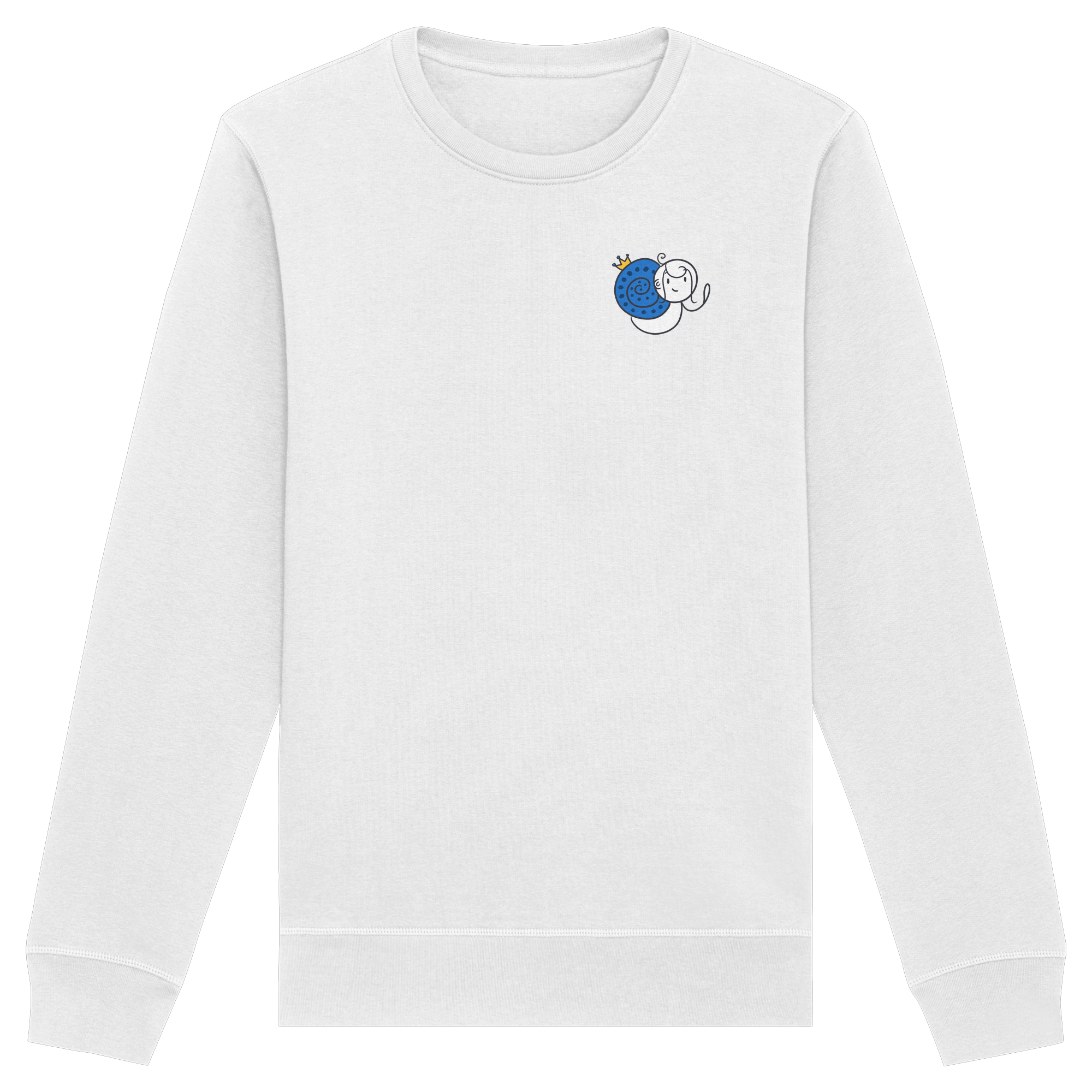 Meine Heilung braucht Zeit "Schwarze Edition" Backprint - Organic Basic Unisex Sweatshirt