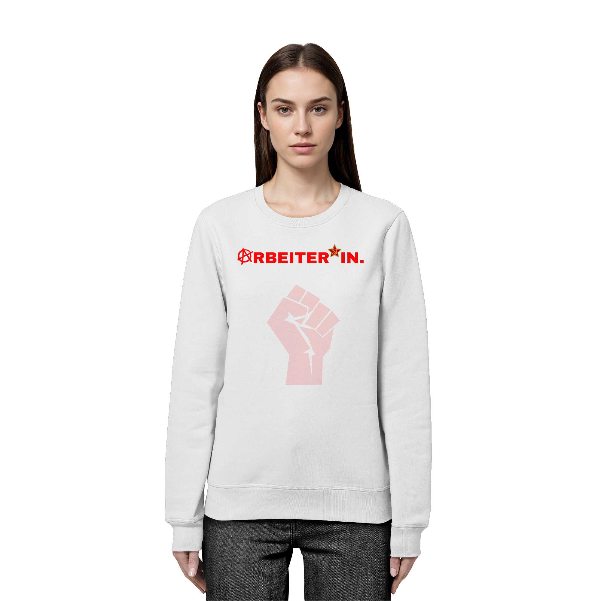 ARBEITER*IN. "Solidarisch und Frei Edition" - Organic Basic Unisex Sweatshirt