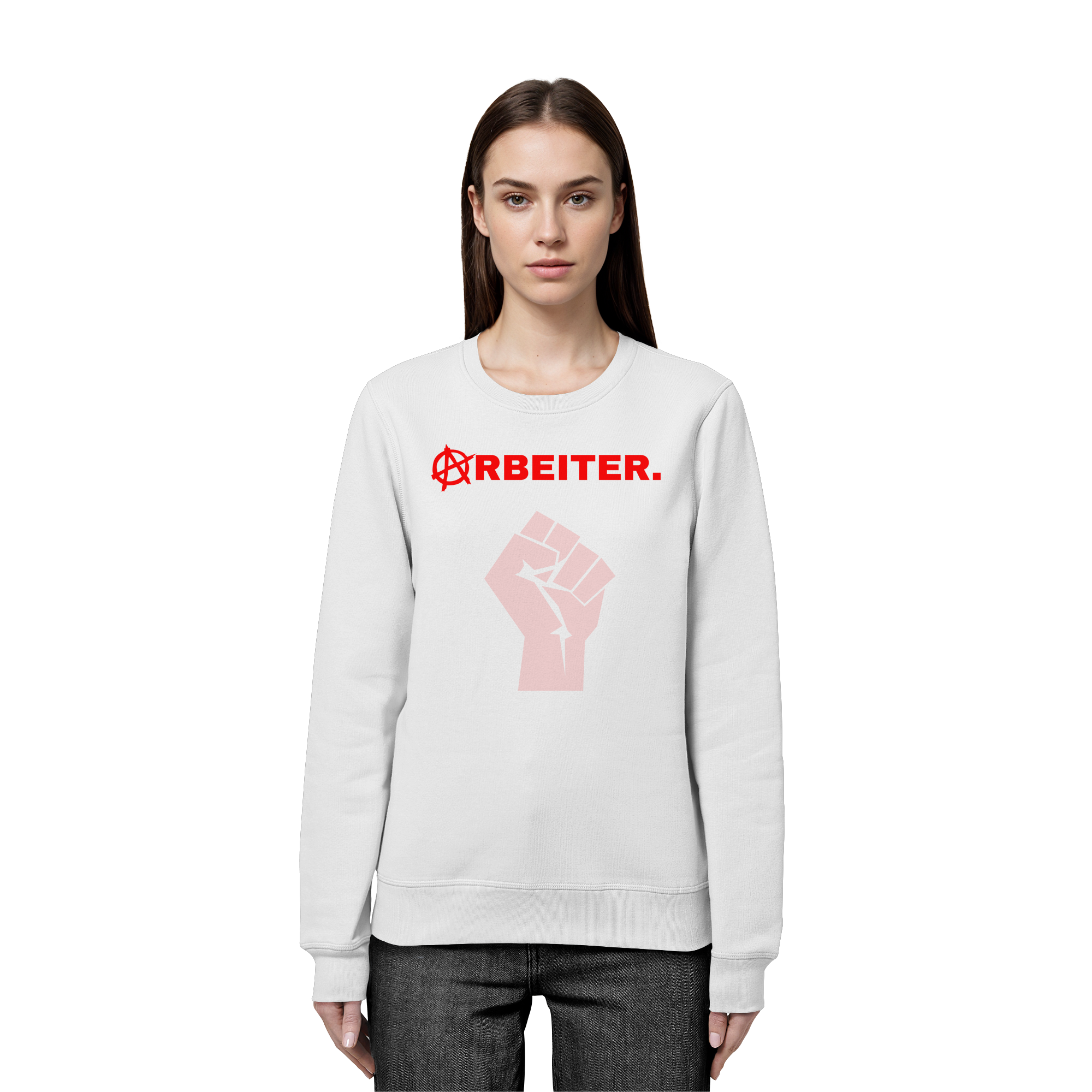 ARBEITER. "Solidarisch und Frei Edition" - Organic Basic Unisex Sweatshirt