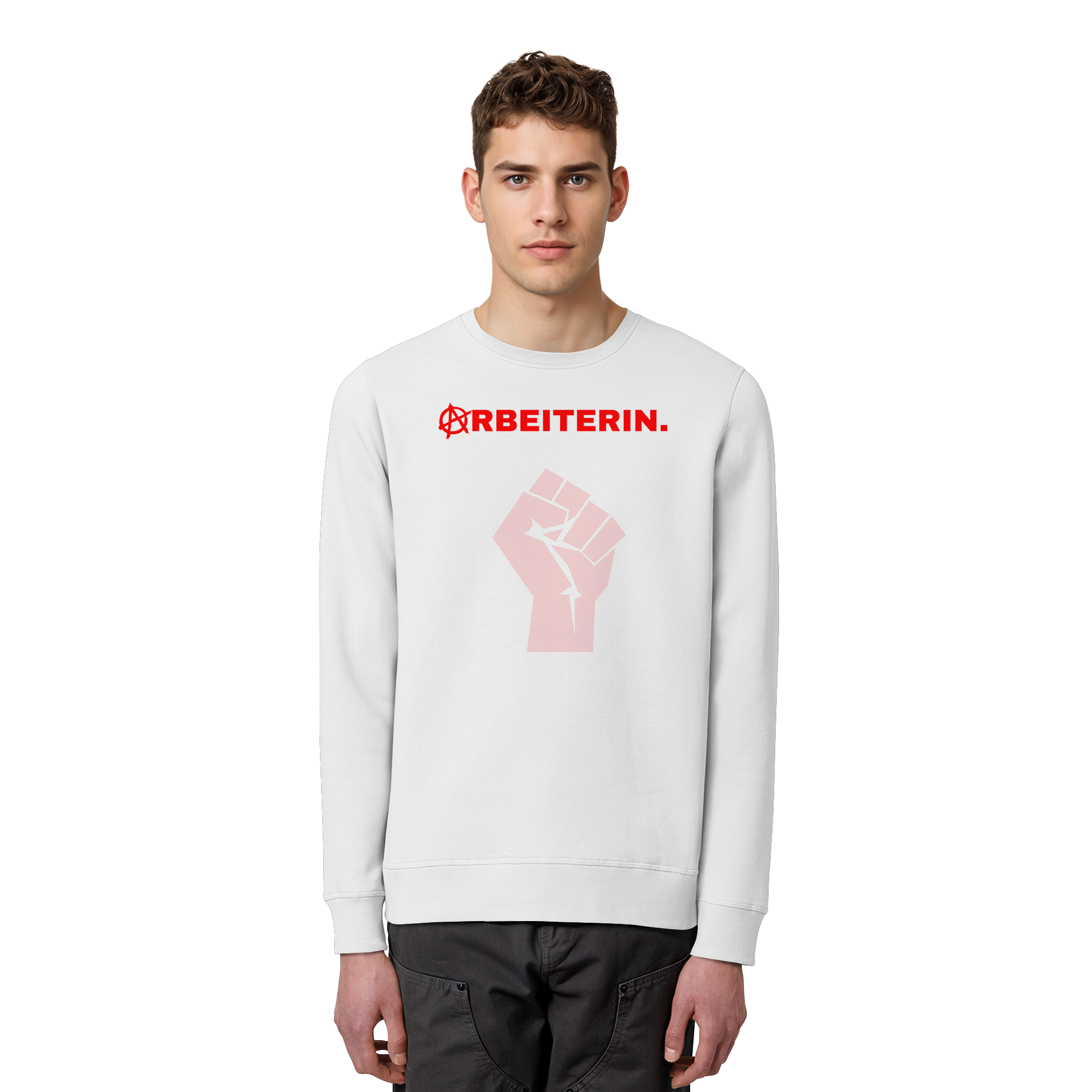 ARBEITERIN. "Solidarisch und Frei Edition" - Organic Basic Unisex Sweatshirt
