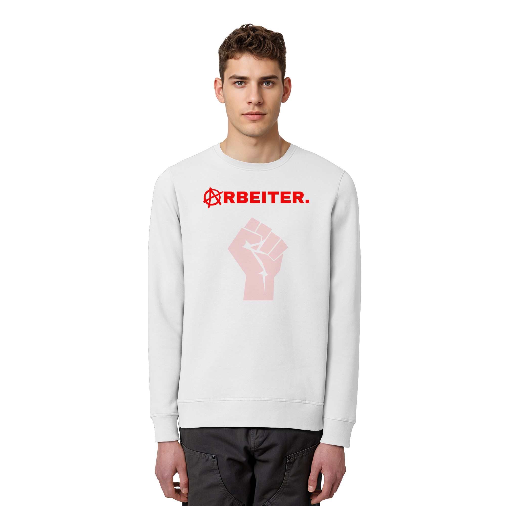 ARBEITER. "Solidarisch und Frei Edition" - Organic Basic Unisex Sweatshirt