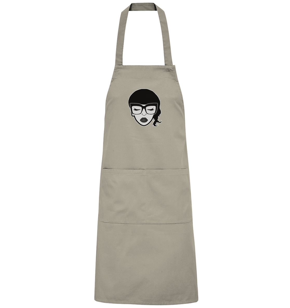 Divanessa's Kopf - Organic Grillschürze