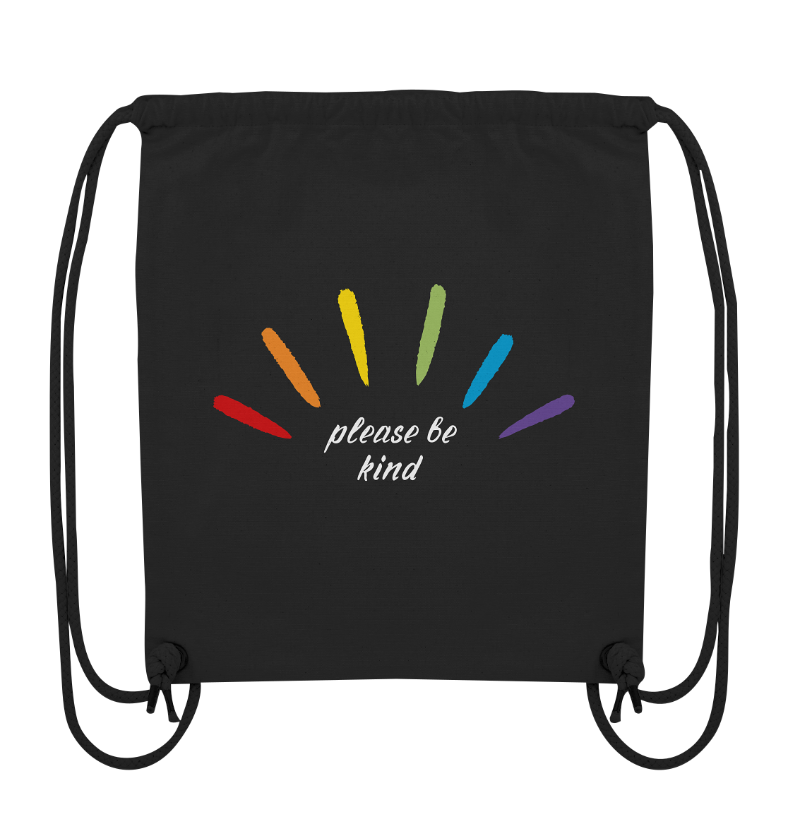 please be kind - Organic Gym-Bag