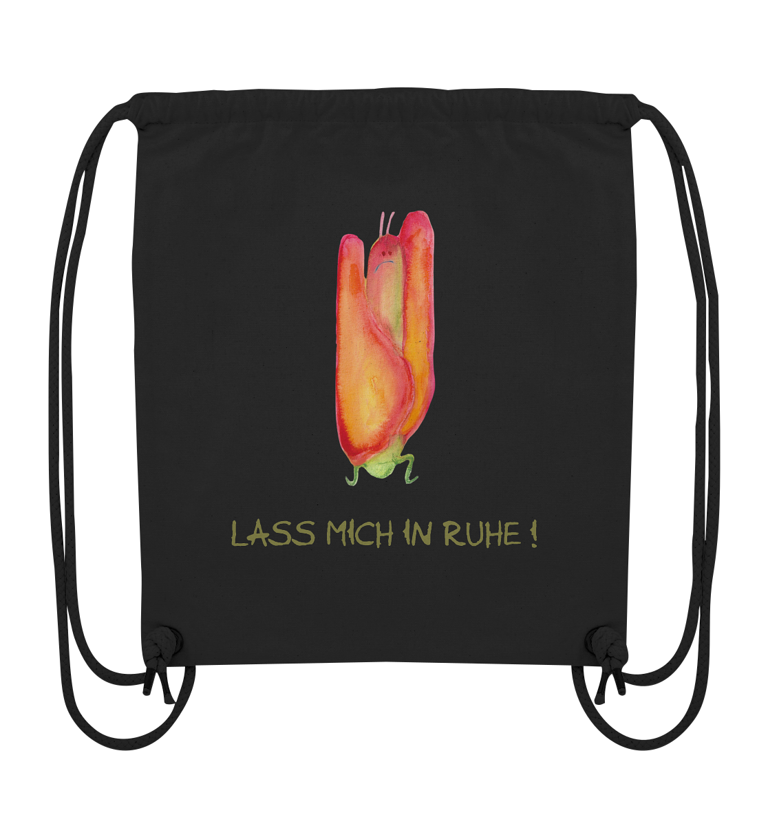 Lass mich in Ruhe! "Jona Kokon Edition" Backprint - Organic Gym-Bag