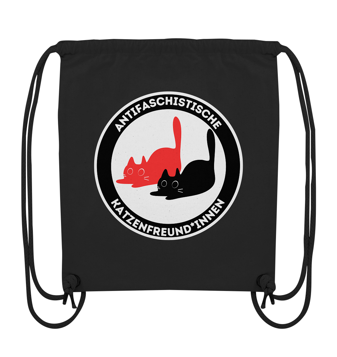 Antifaschistische Katzenfreund*innen - Organic Gym-Bag