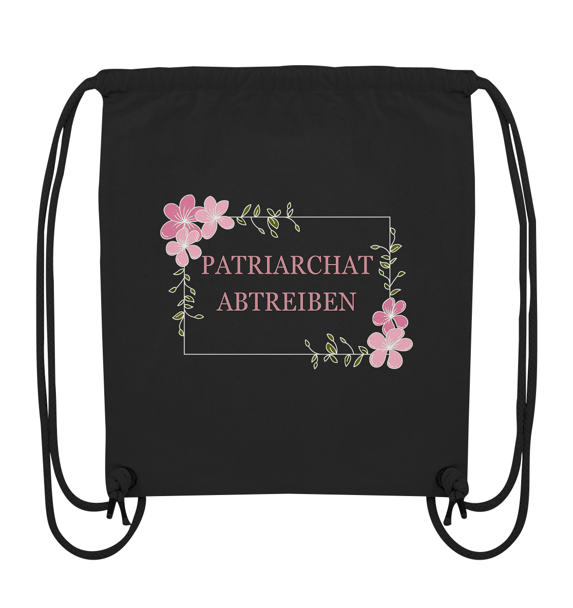Patriarchat abtreiben - Organic Gym-Bag