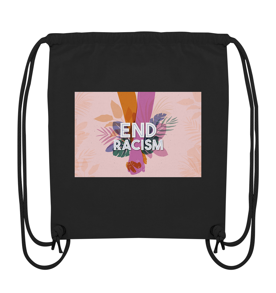 End Racism - Organic Gym-Bag