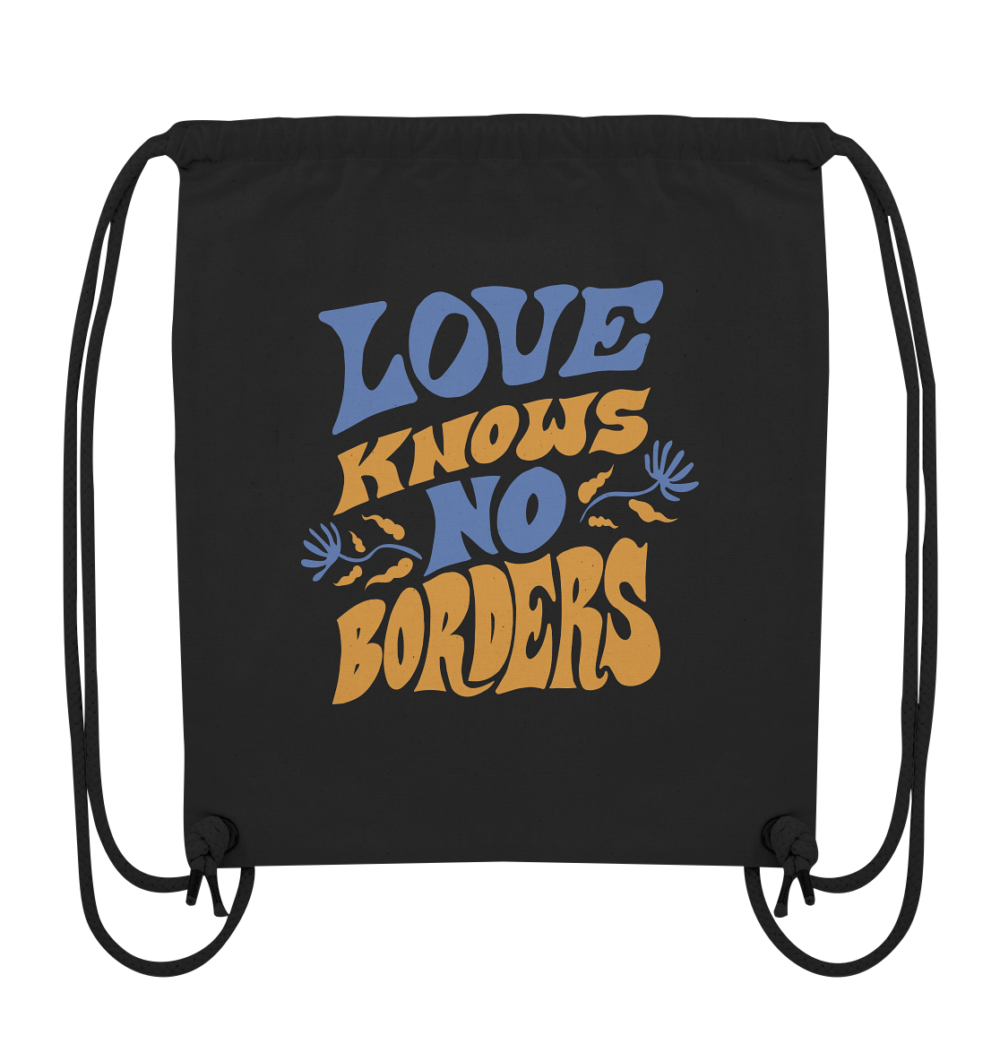 Love Knows No Borders - Organic Gym-Bag
