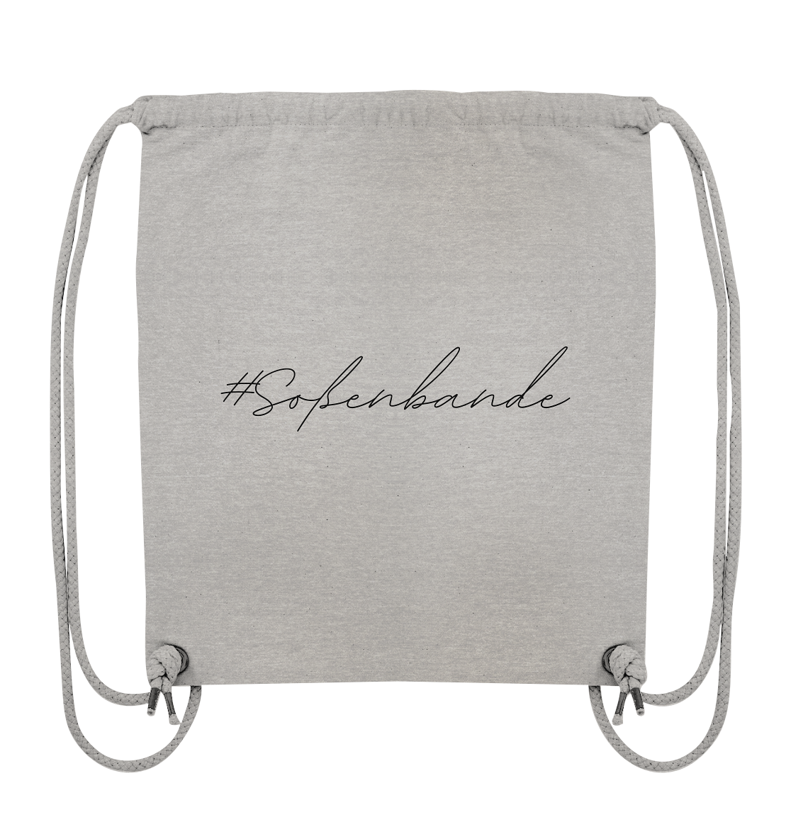#Soßenbande (schwarze Schrift) Turnbeutel
