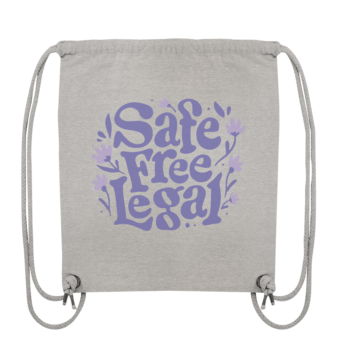Safe Free Legal "Blumen Edition" - Organic Gym-Bag