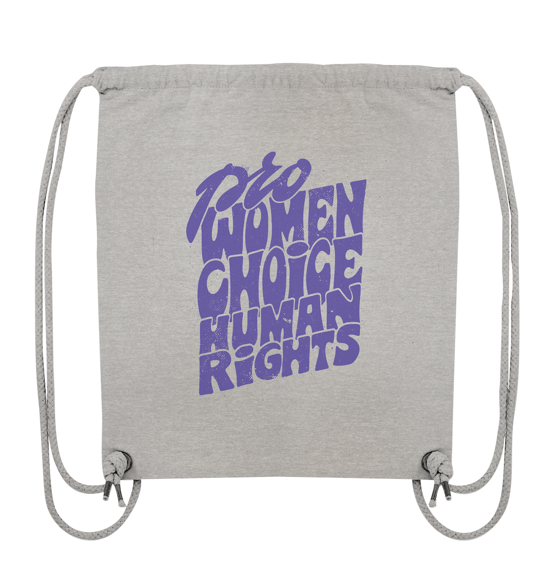 Pro Women Choice Human Rights "Lila Edition" - Organic Gym-Bag