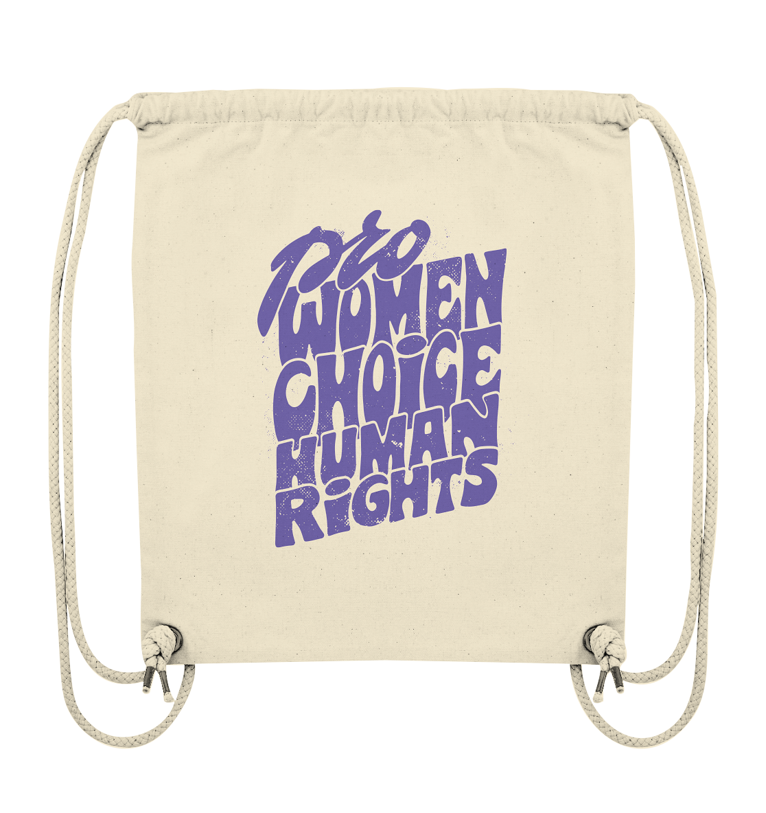 Pro Women Choice Human Rights "Lila Edition" - Organic Gym-Bag