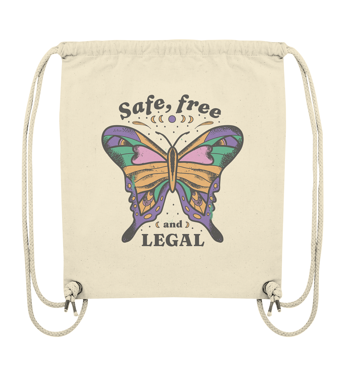Safe Free Legal "Schmetterling Edition" - Organic Gym-Bag