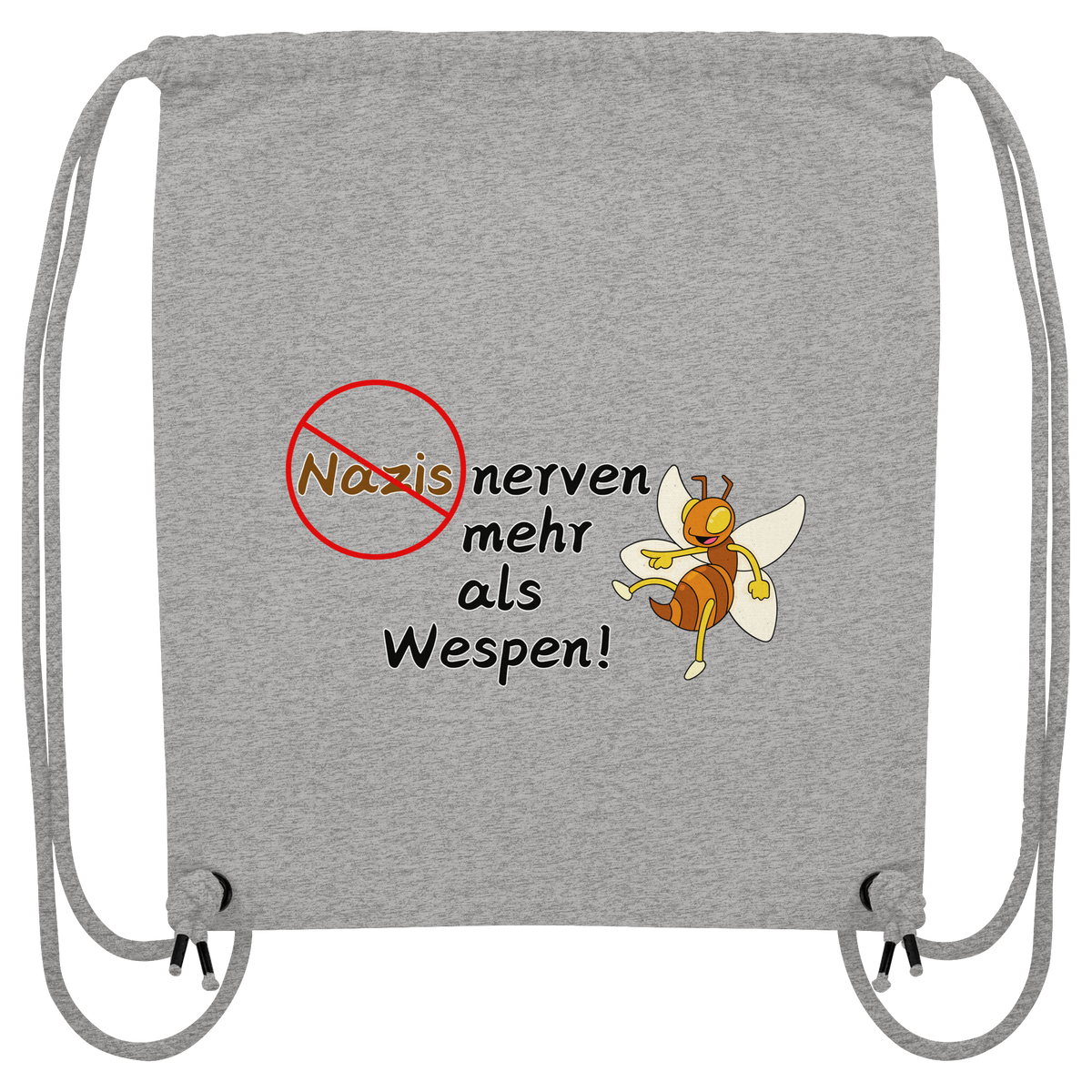 Nazis nerven mehr als Wespen - Organic Gym-Bag