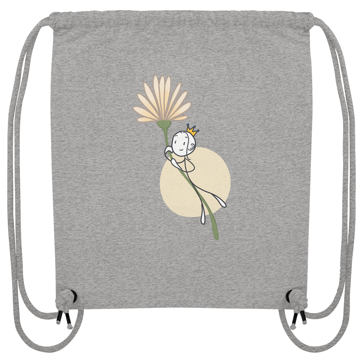 Seelenmännchen "Blumenfliegen Edition" - Organic Gym-Bag
