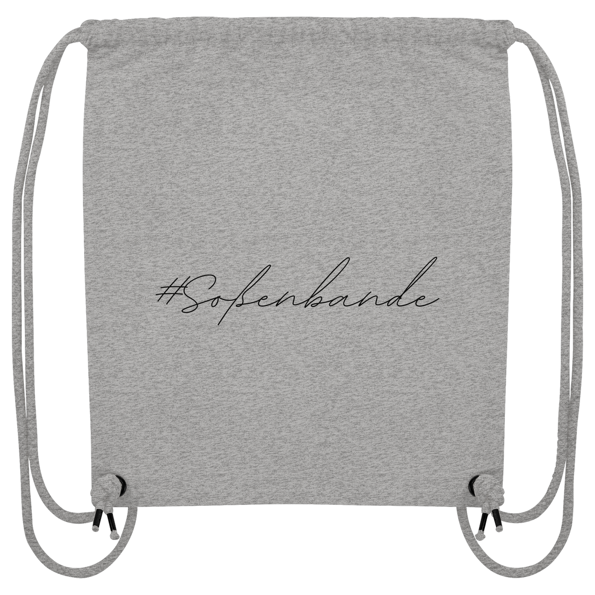 #Soßenbande (schwarze Schrift) - Organic Gym-Bag