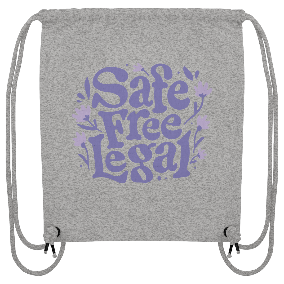 Safe Free Legal "Blumen Edition" - Organic Gym-Bag