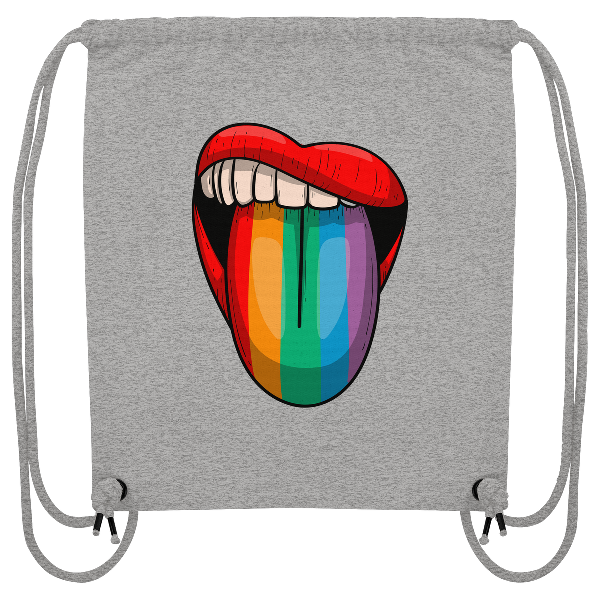 Speak Up or Shut Up Backprint - Organic Gym-Bag
