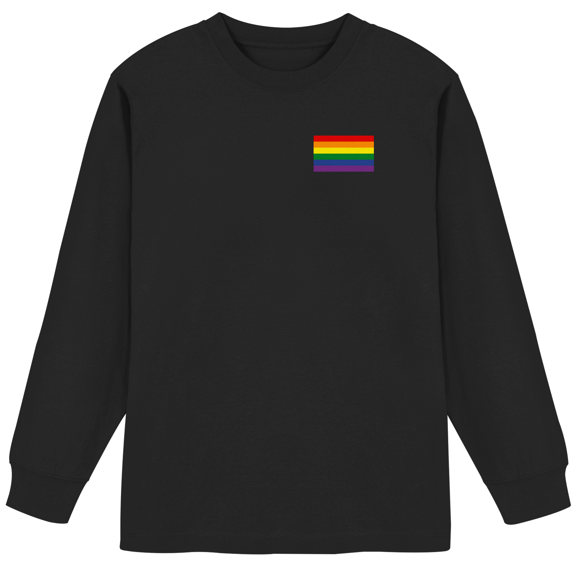 Regenbogen Pride Flag - Organic Heavy Oversized Longsleeve T-Shirt