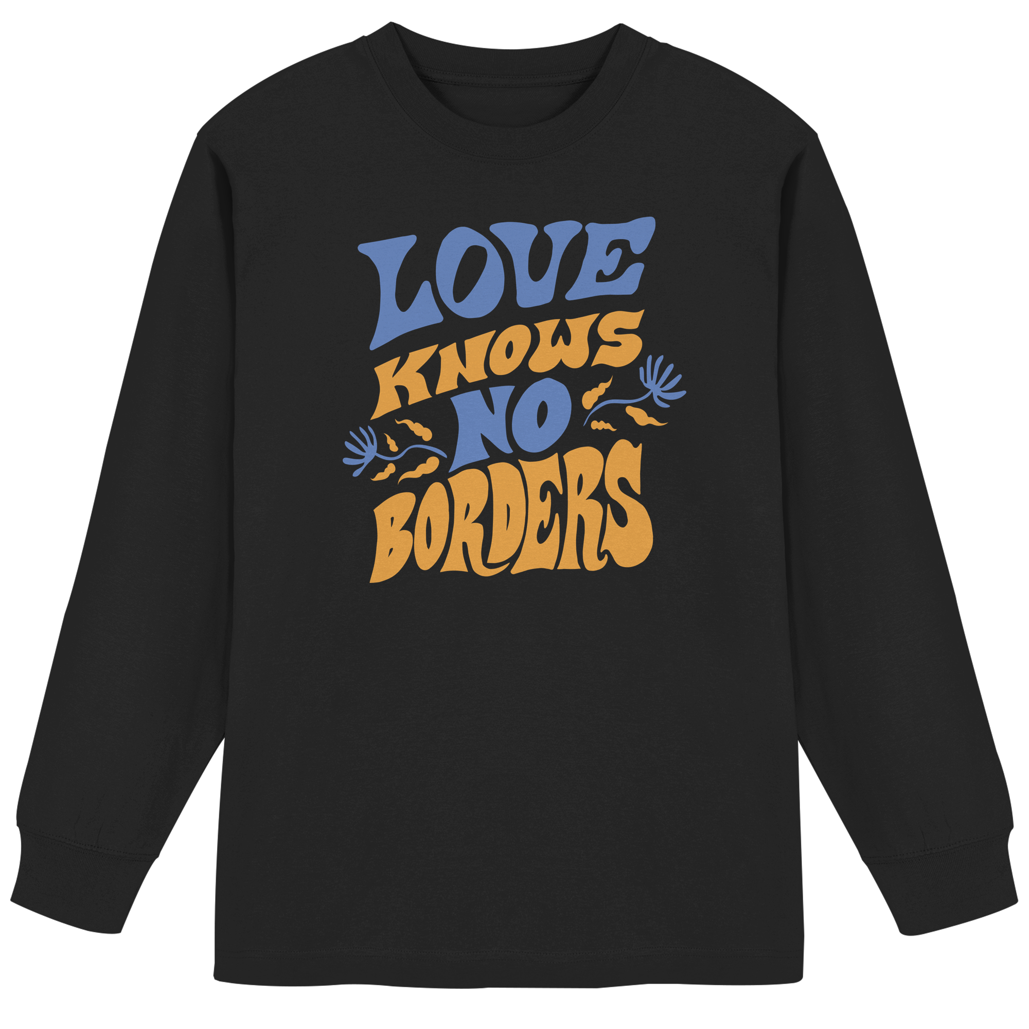 Love Knows No Borders - Organic Heavy Oversized Longsleeve T-Shirt